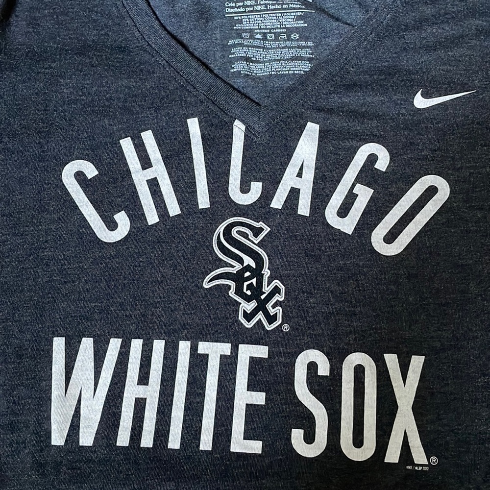 Chicago White Sox - Dark Gray - Nike Slim Fit T-shirt